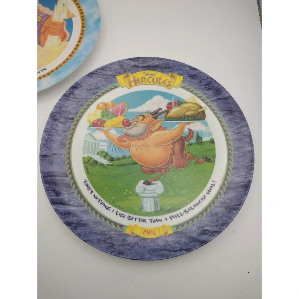 Set of 2‎ McDonald's Disney's Hercules Movie Phil Zeus 9.5